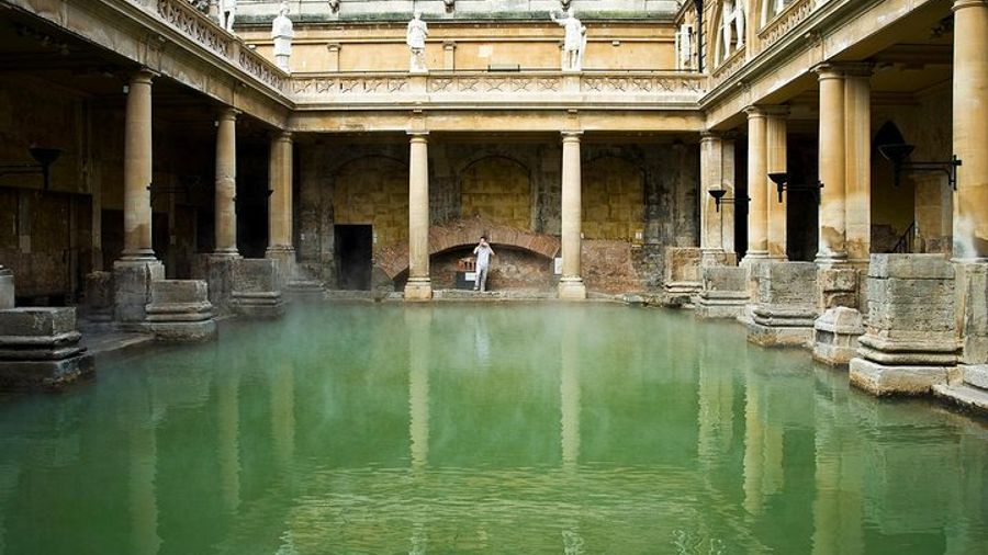 Roman Baths and Bath City Walking Tour