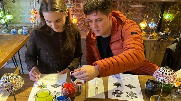 Istanbul Traditional Mosaic Lamp Workshop