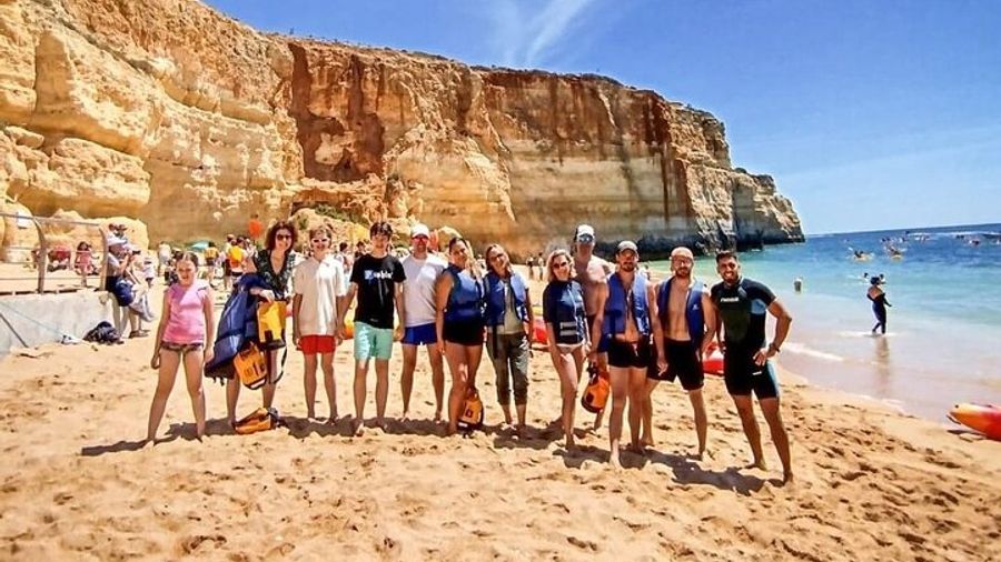 Benagil Caves Private Kayak Tour With Guide and Gear