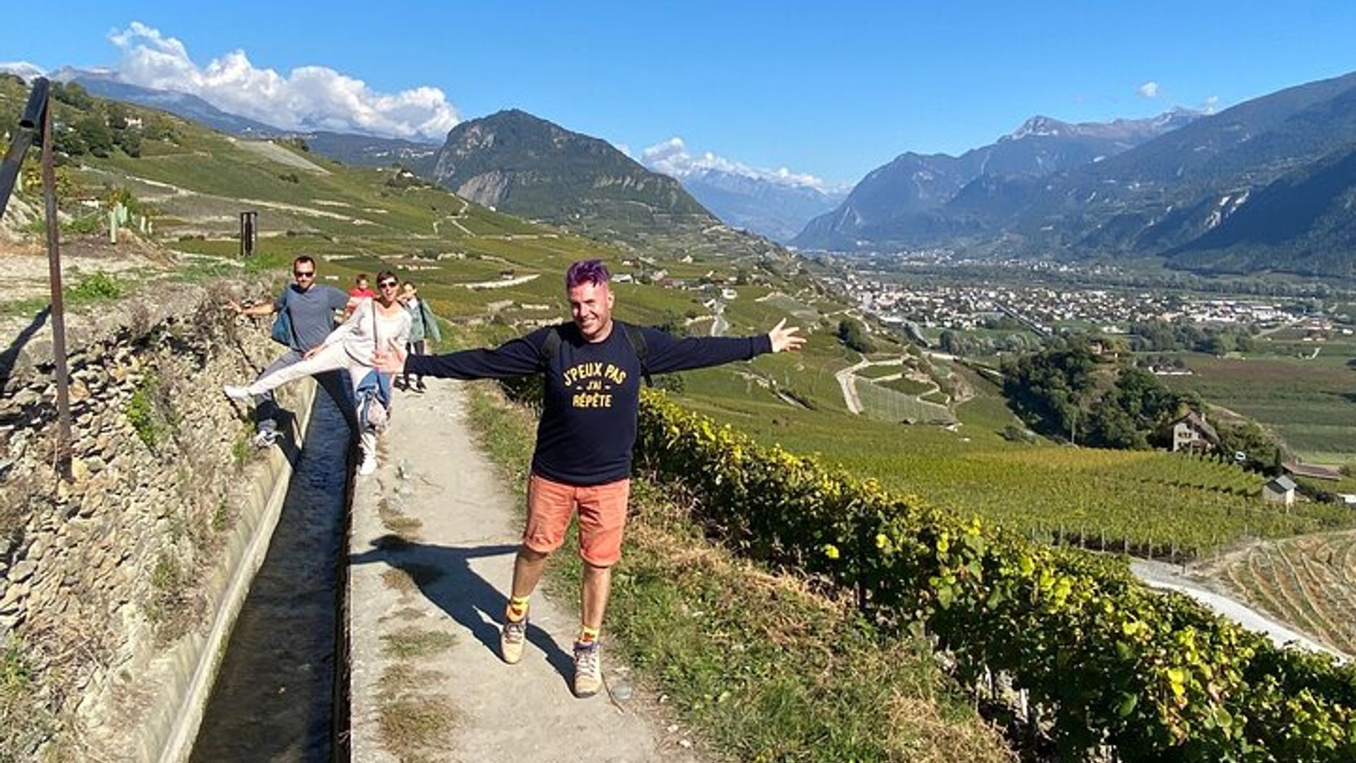 Promenade dans les vignobles de Sion