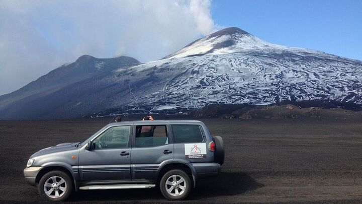 Mount Etna Jeep Tour with Lava Tube Visit