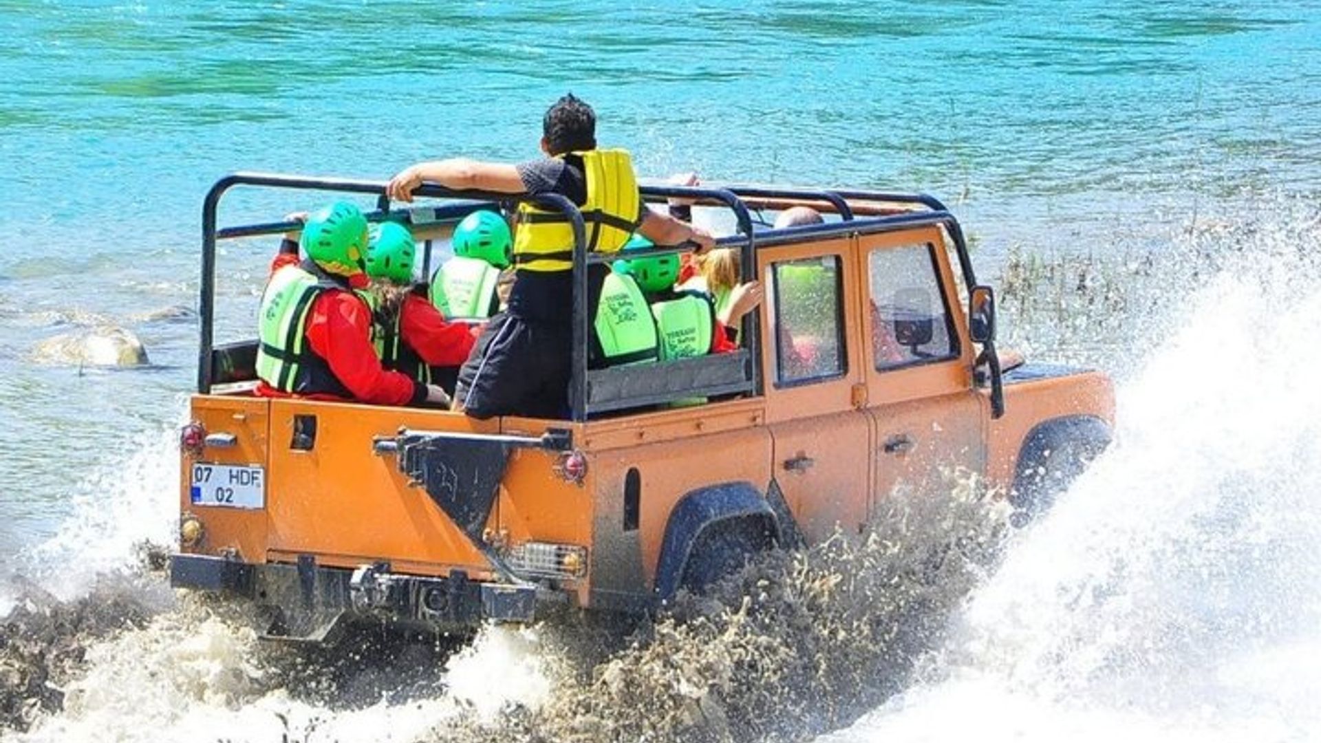 Antalya Adventure Package: Rafting, Jeep, ATV, Zipline, Lunch