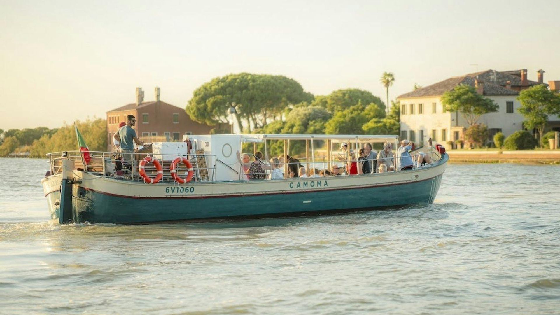 Venice lagoon cruise on a traditional boat with Murano and Burano