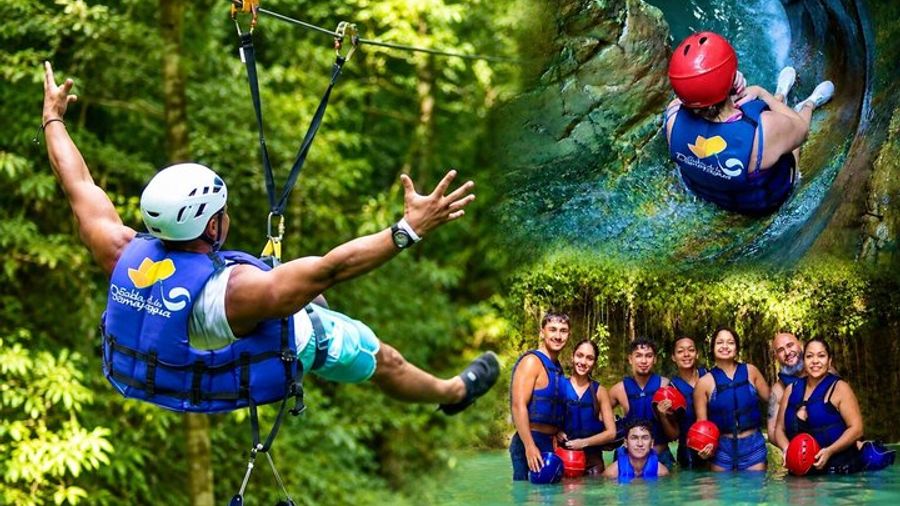 Damajagua Waterfalls, Zipline with Lunch and Transfer