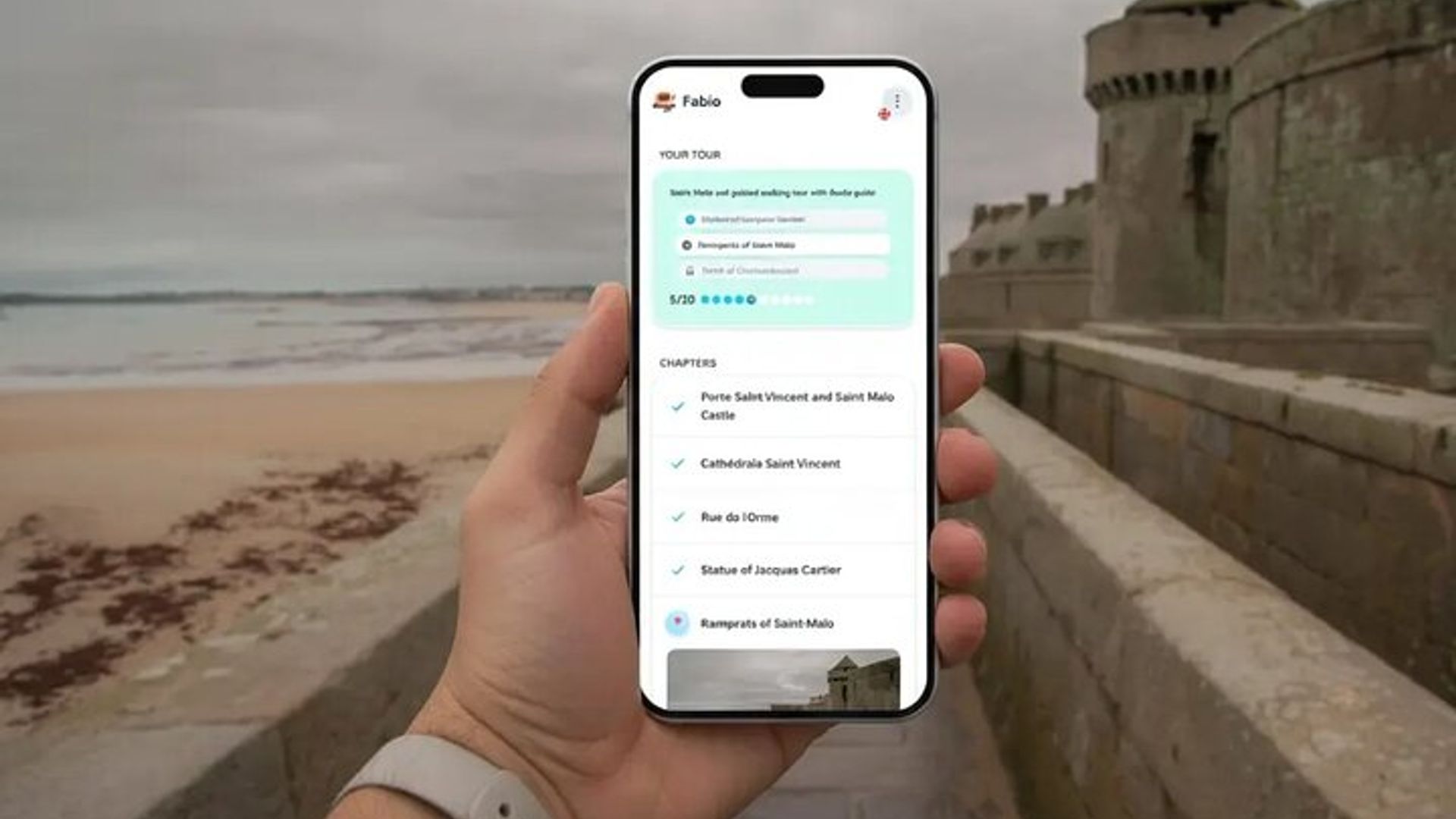 Visite audio à pied de Saint-Malo