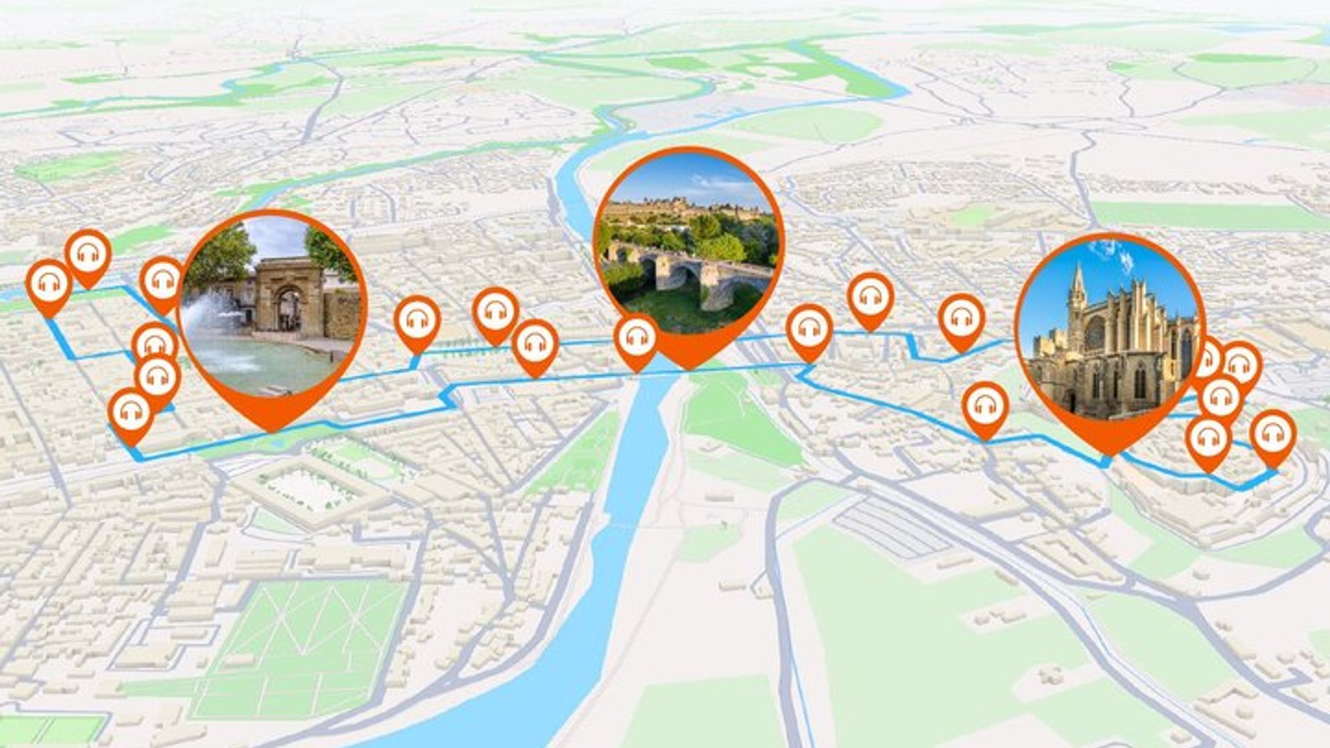 Carcassonne: visita a pie audioguiada de 2,5 horas con 27 pistas de audio