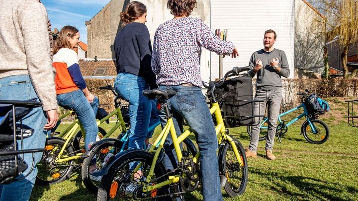 Small-group bike tour through historic Ghent