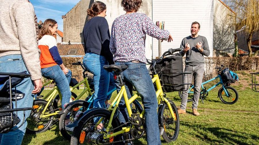 Small-group bike tour through historic Ghent