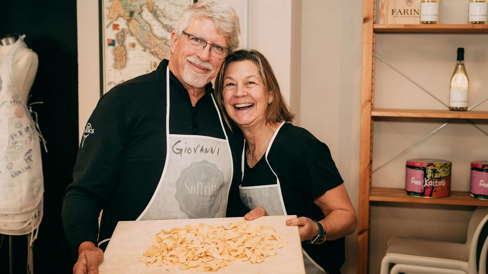 Homemade pasta and Italian dishes cooking class in Verona