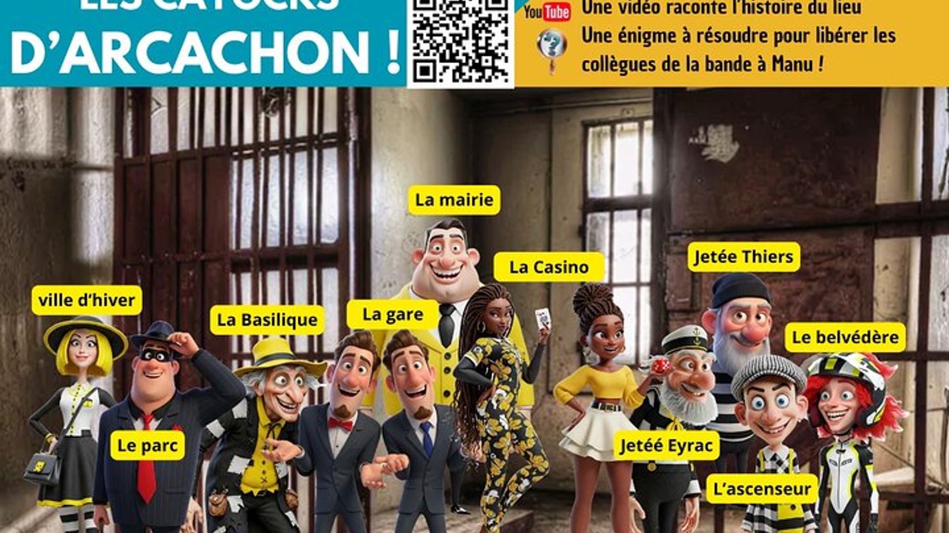 Besuchen Sie Arcachon auf unterhaltsame und fesselnde Weise!