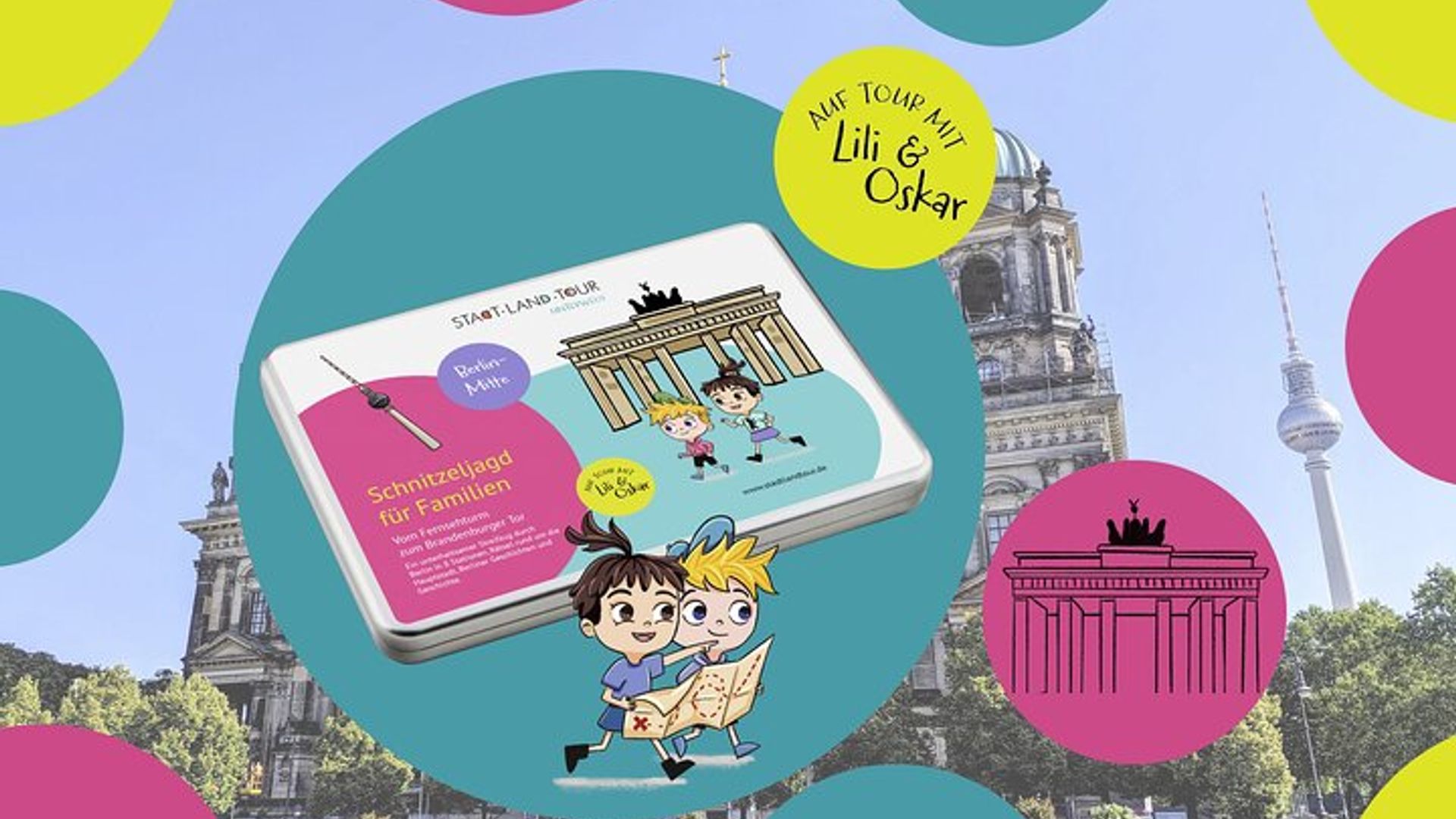Self-guided sightseeing scavenger hunt for families in Berlin
