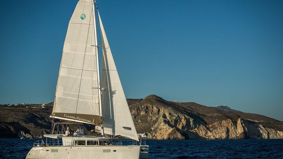 Santorini Caldera Half-Day Cruise With BBQ and Open Bar