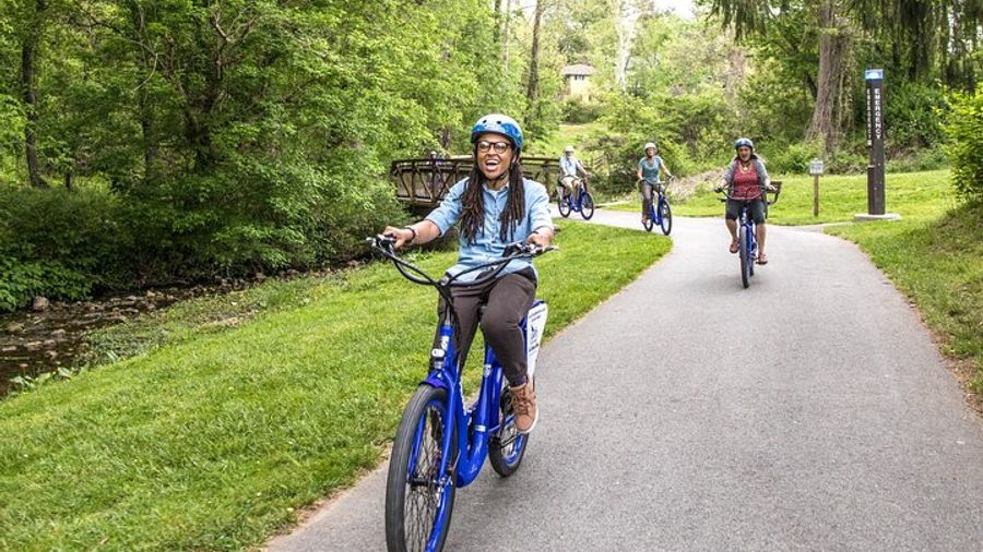 Asheville Historic Downtown Guided Electric Bike Tour with Scenic Views