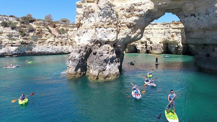 Albufeira Half-Day Benagil Kayak and SUP Tour