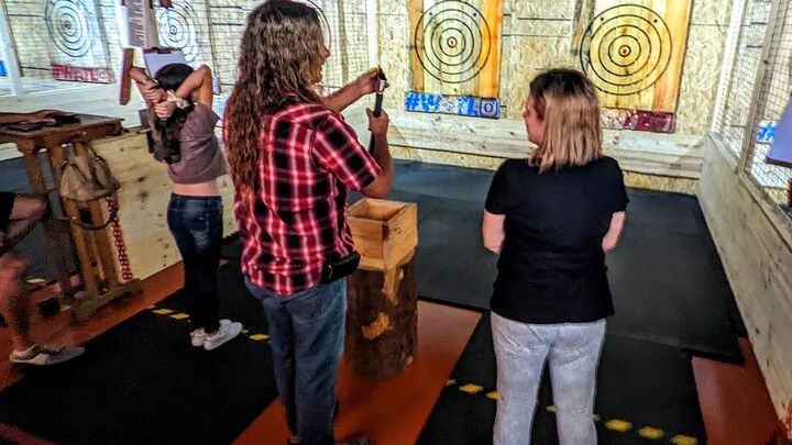 St. Petersburg Private Guided Axe-Throwing Experience