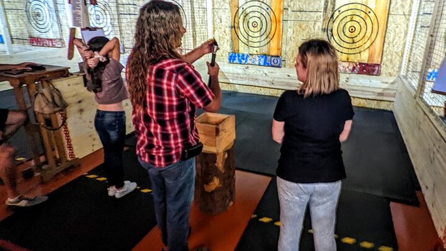 St. Petersburg Private Guided Axe-Throwing Experience