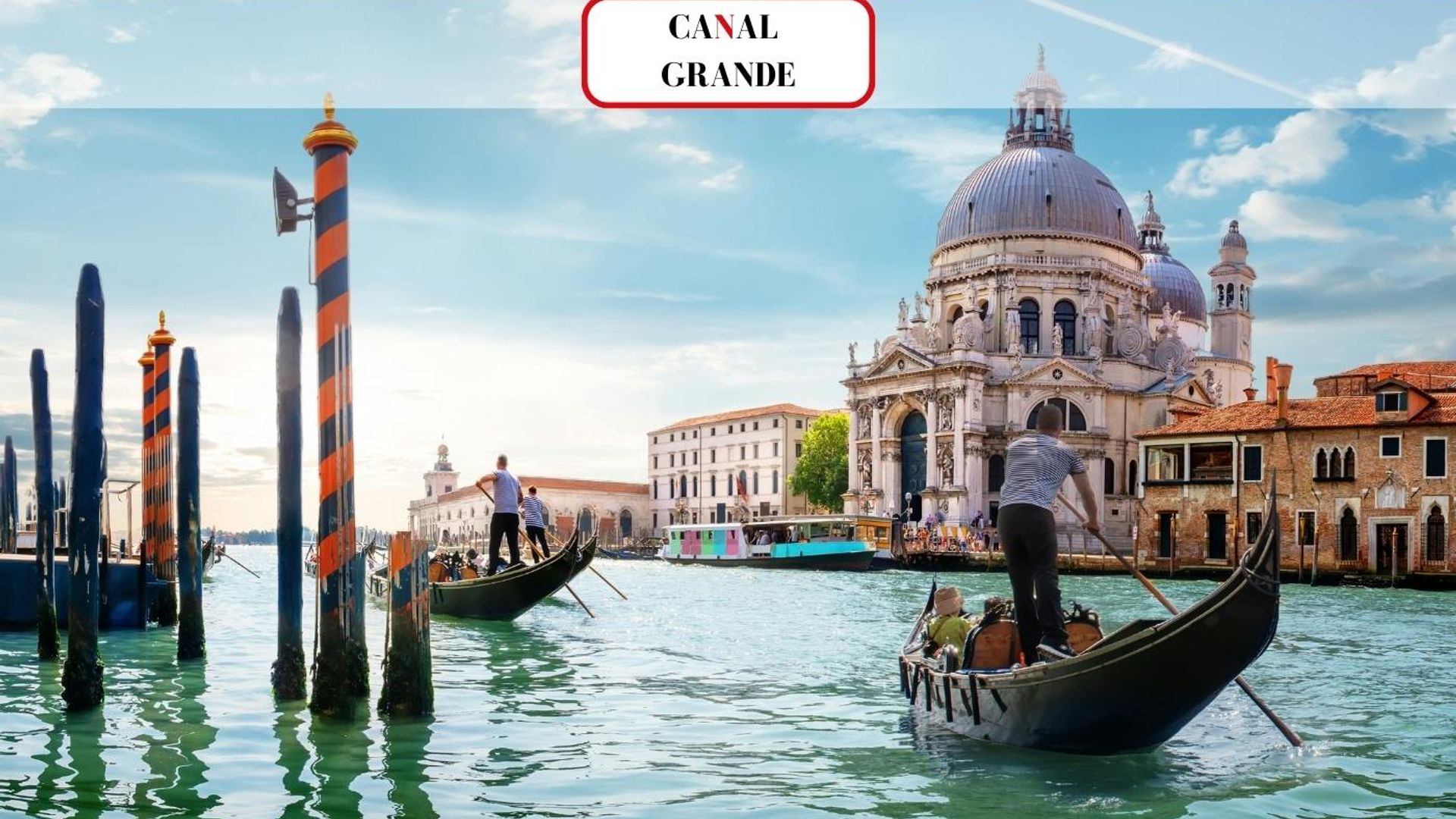 Grand Canal by gondola with commentary