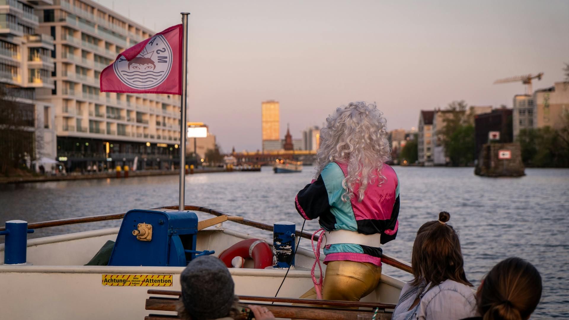 Berlin boat tour with drag queen Audrey Naline