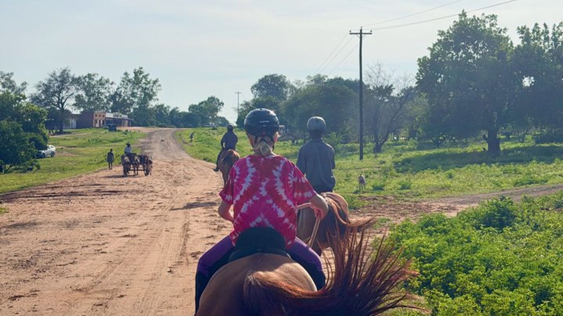 Victoria Falls small-group horseback village experience