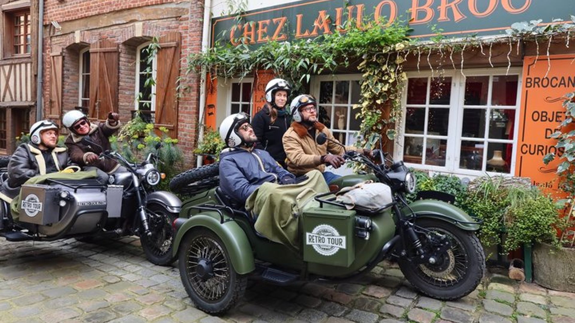 Côte Fleurie, Trouville & Honfleur par Retro Motorcycle Sidecar