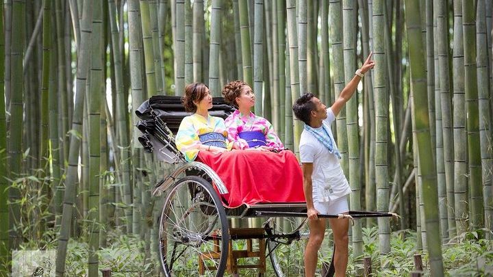 Kyoto Rickshaw Tour with Bamboo Forest
