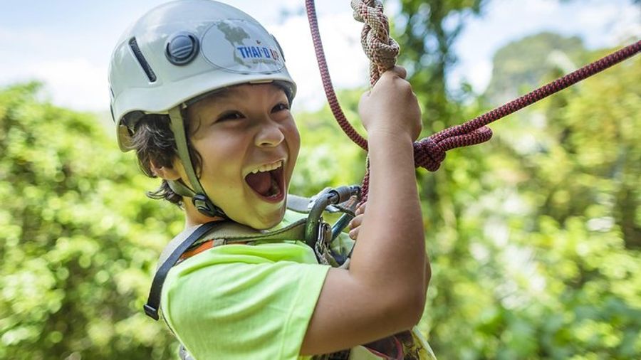 Krabi: Half-Day Ziplining and Rappelling Adventure