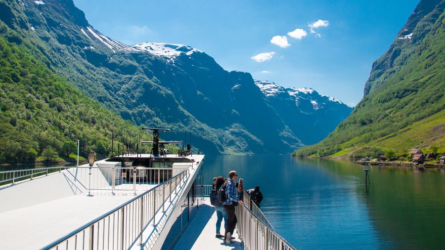 Guided day tour - Nærøyfjord Cruise, Njardarheimr Viking Village & Flåm Railway