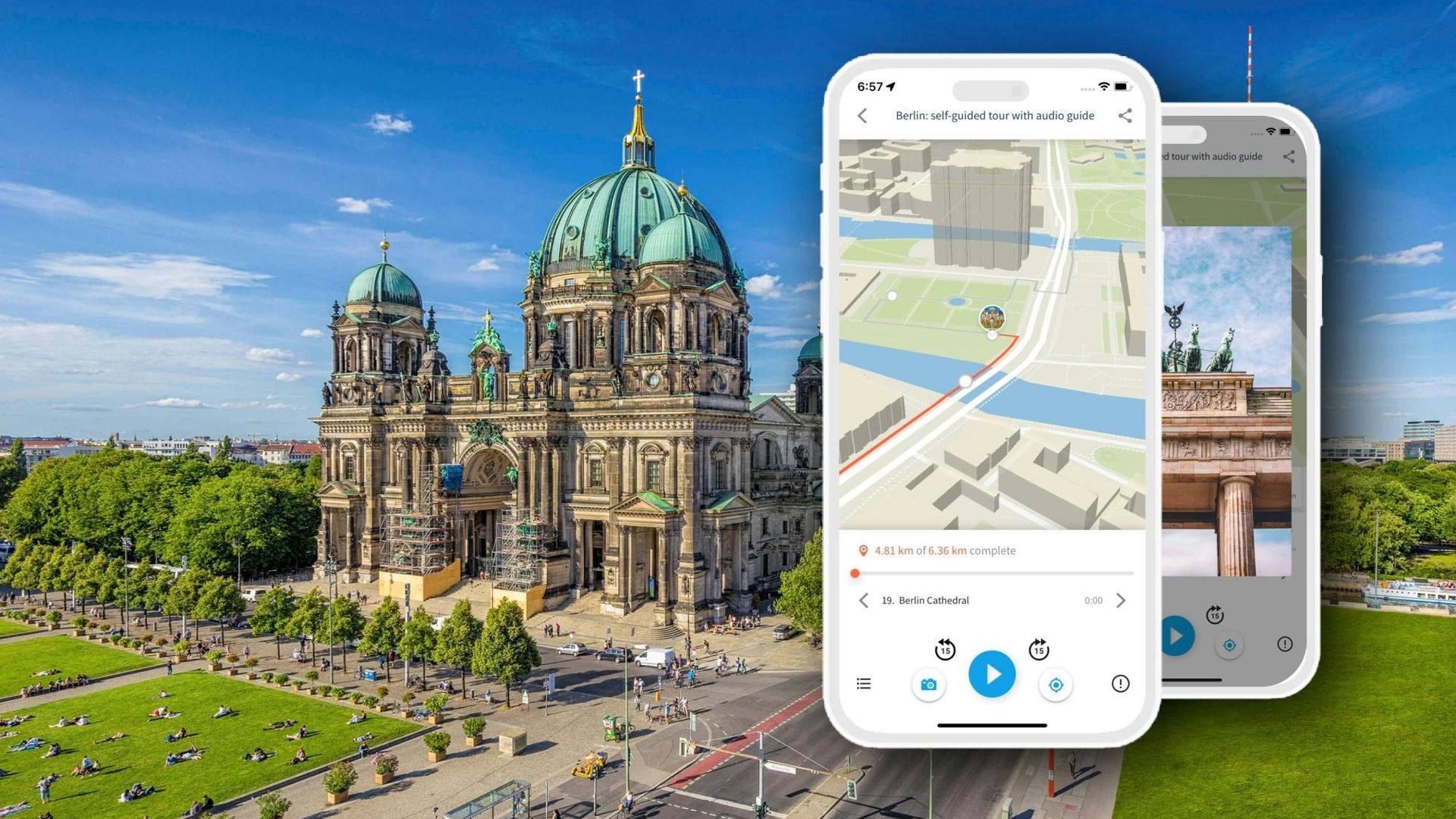Berlin City Tour with Audio Guide App