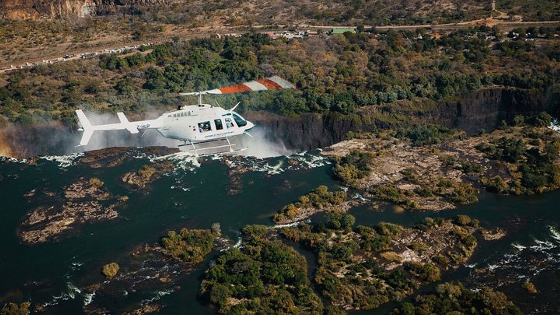 Helicopter Tour Over Victoria Falls