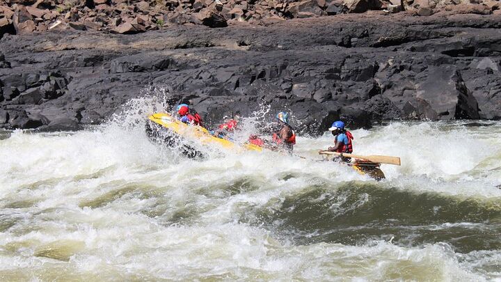 Half Day Zambezi River White Water Rafting