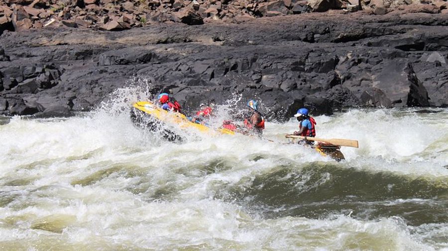 Half Day Zambezi River White Water Rafting