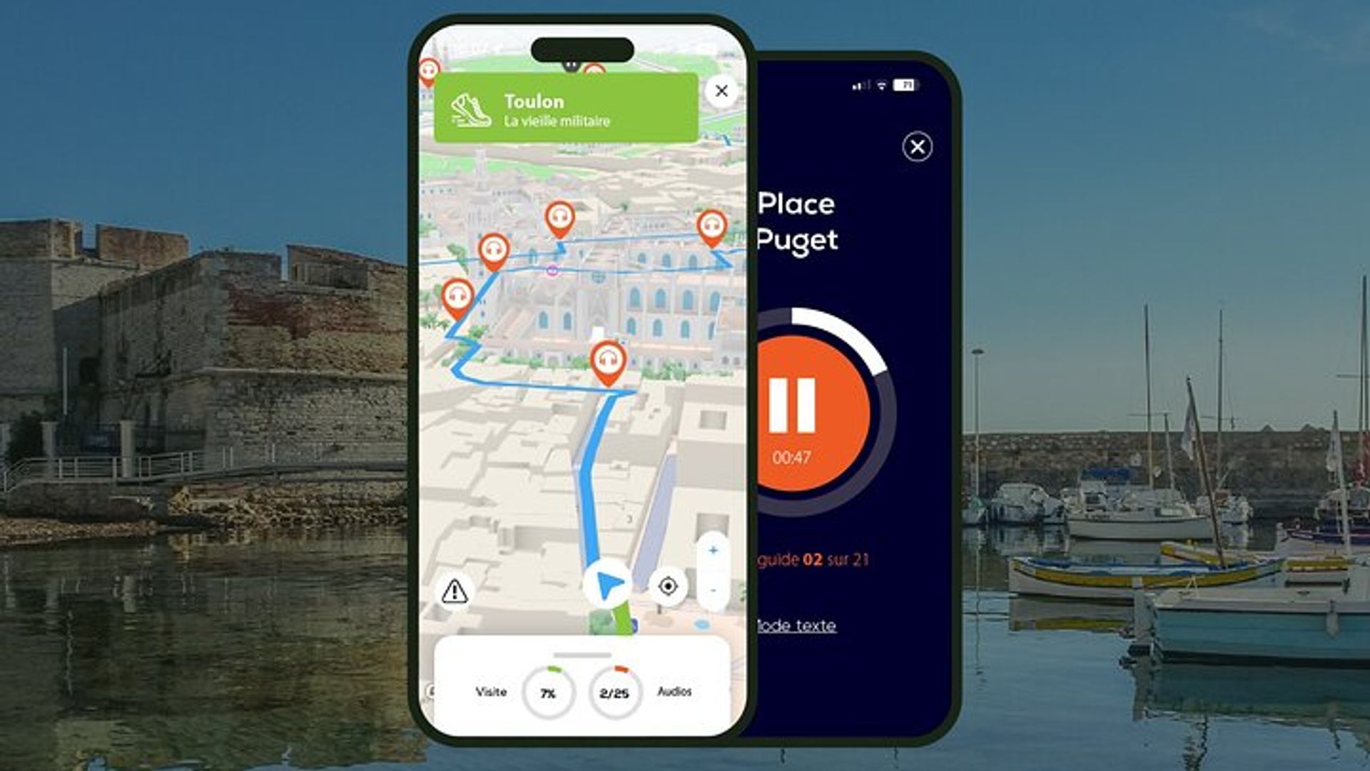 Toulon Audio Guided Walking Tour 1h50 and 19 audio reviews