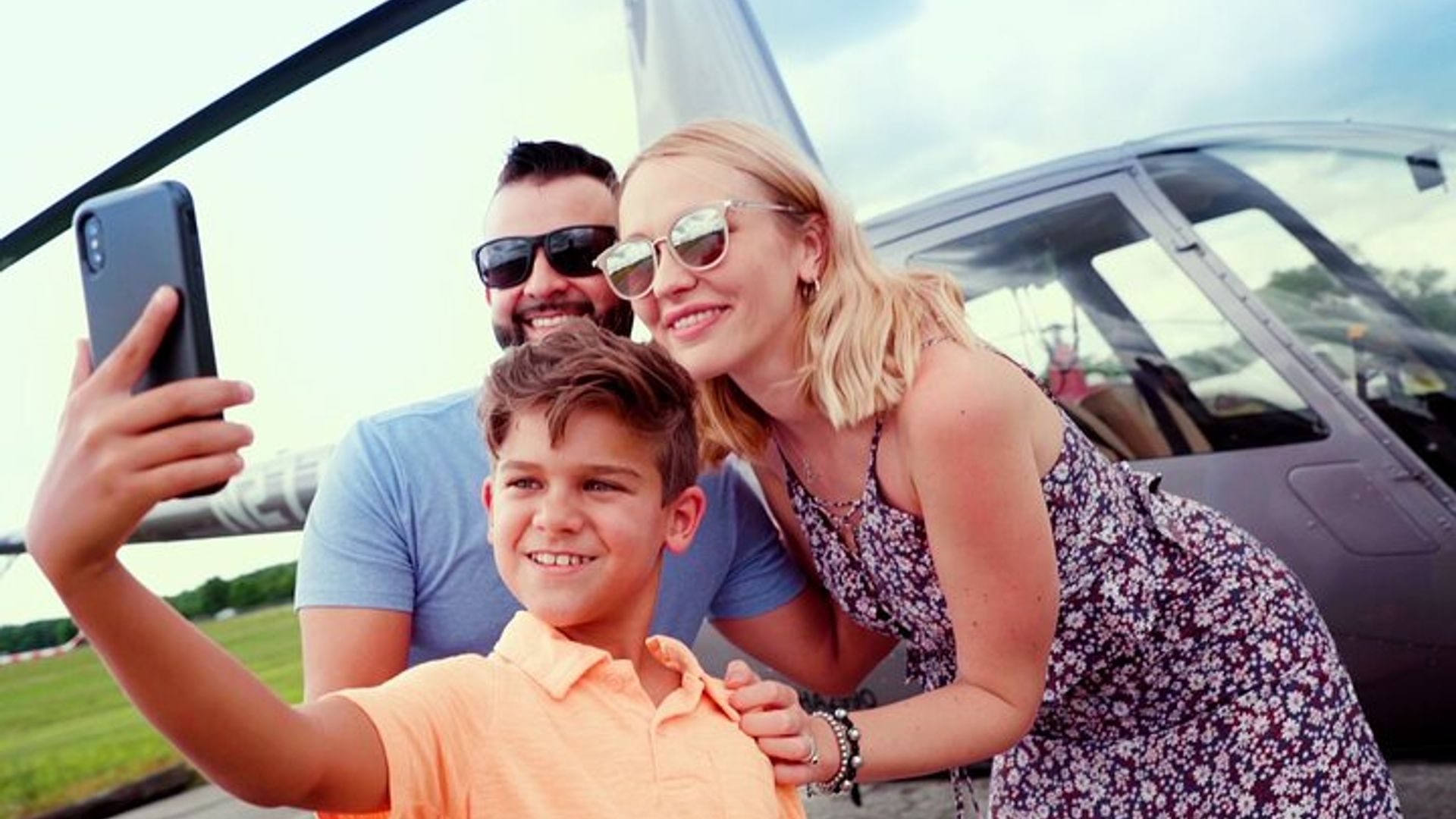 Nach Feierabend 31 Meilen Helikoptertour über alle Themenparks