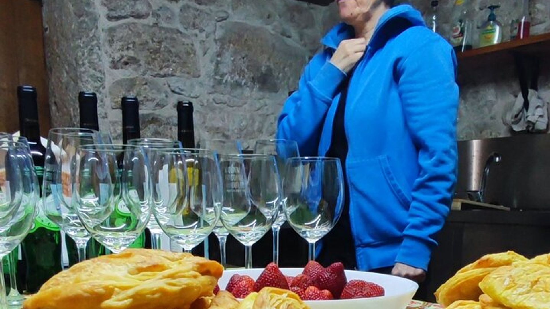 Cours de cuisine portugaise avec Jorge et Isabel en terrasse