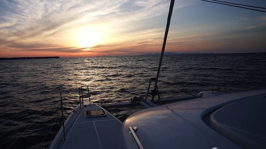 Luxury Sunset Cruise with Swim Stops, BBQ meals and Open Bar