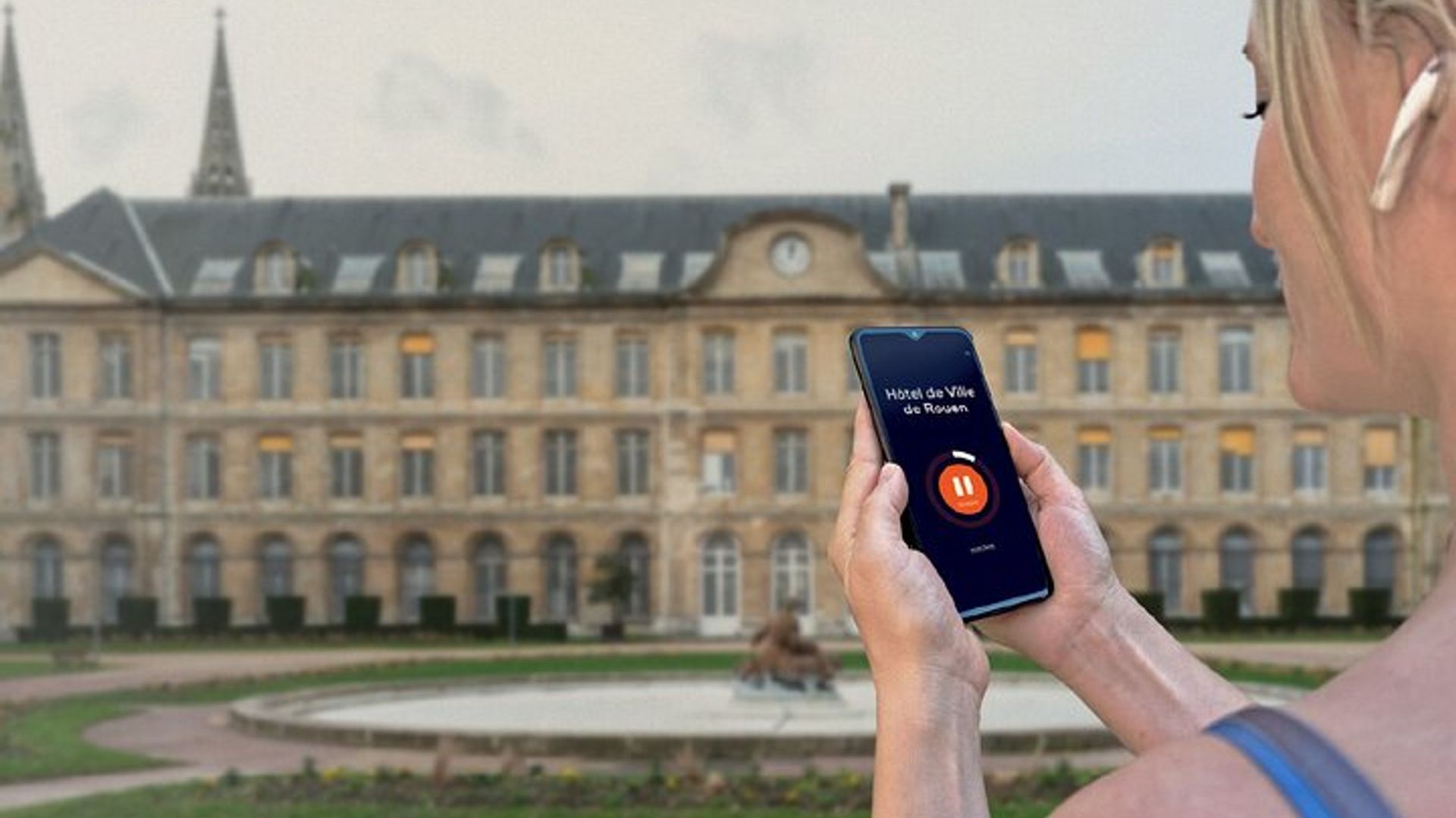 Rouen Audio guided walking tour 1h45 and 27 audio comments