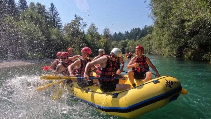 Rafting in Bled