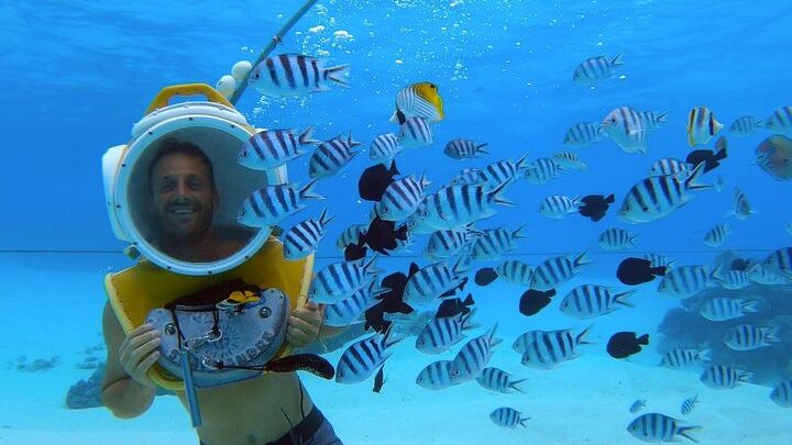 Small-Group Aqua Safari Helmet Dive, Bora Bora Lagoon