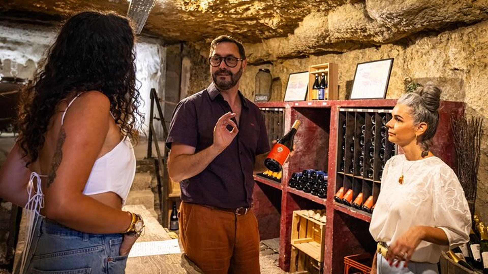 Amboise Caves Ambacia Tour and Wine Tasting