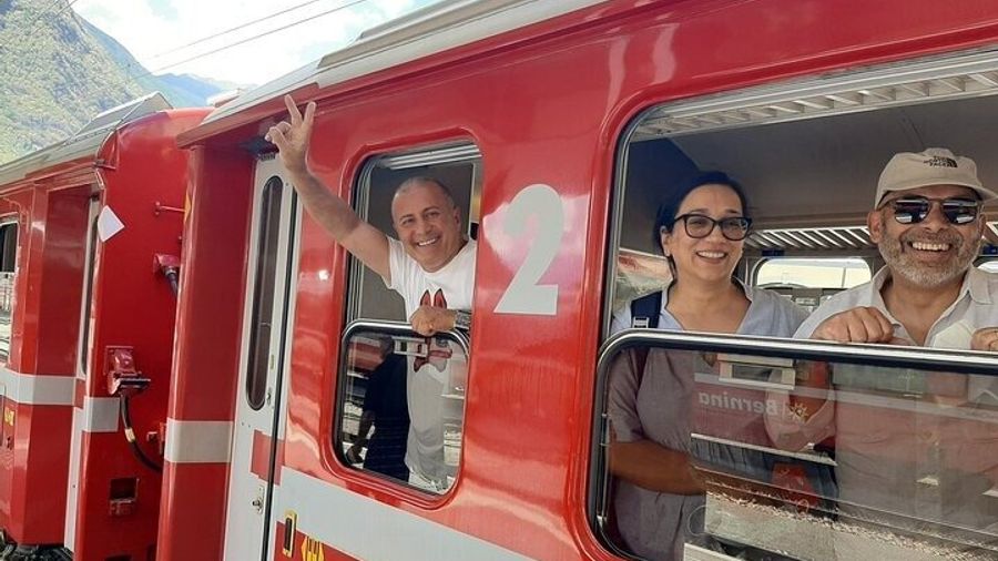 Bernina Express Day Trip by Train from Milan