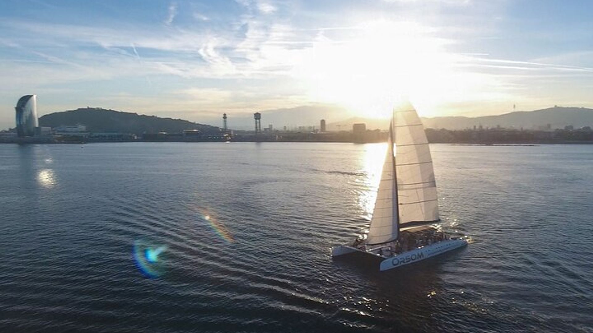 Afterwork on Catamaran with Live Music from Port Olimpic