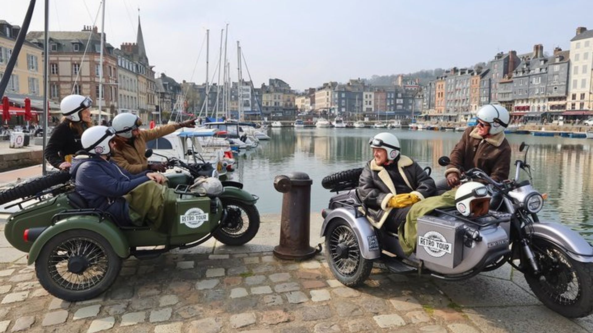 Cote Fleurie, Trouville y Honfleur por Retro Motorcycle Sidecar