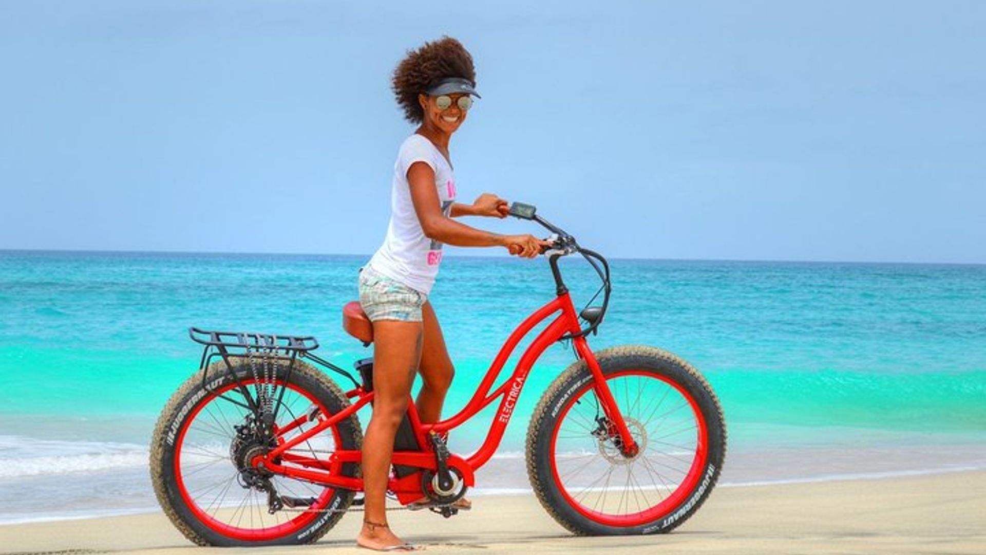 Sal Elektrofahrrad-Strandtour in kleiner Gruppe