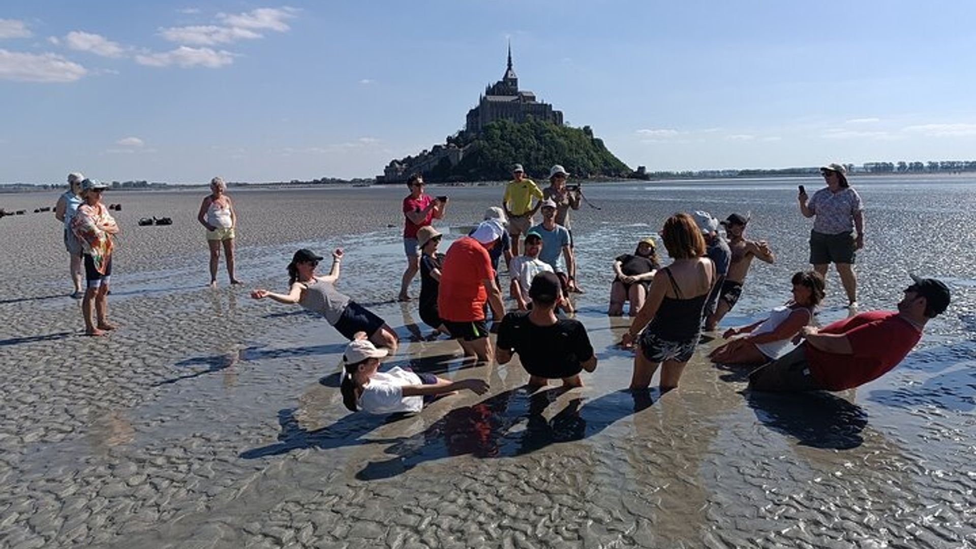 Expérience des sables mouvants du Mont-Saint-Michel avec Guide local