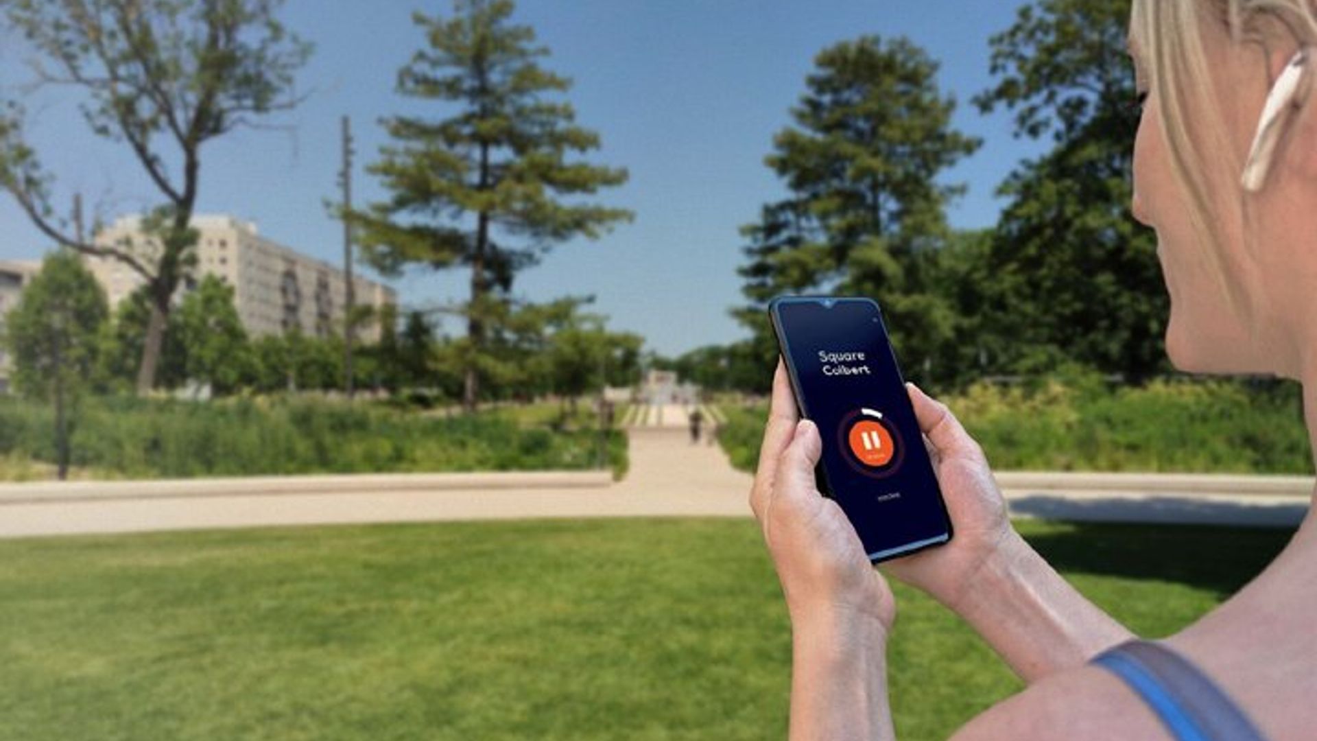 Reims: Visita a pie con audioguía, 1 hora y 40 minutos y 21 comentarios de audio.
