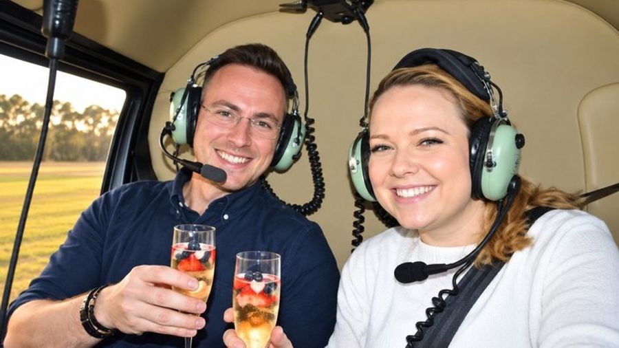 Downtown Orlando and Theme Parks Private Helicopter Night Tour