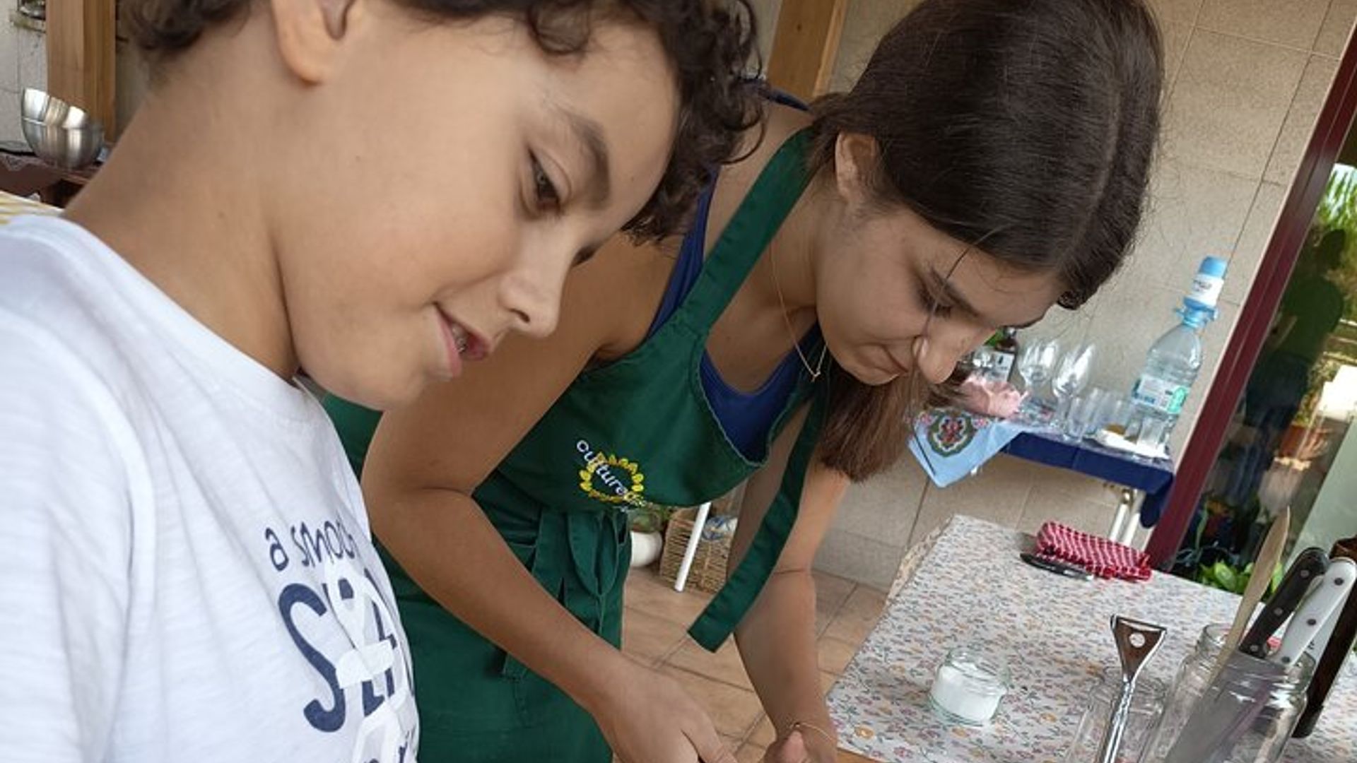 Cours de cuisine portugaise avec Jorge et Isabel en terrasse