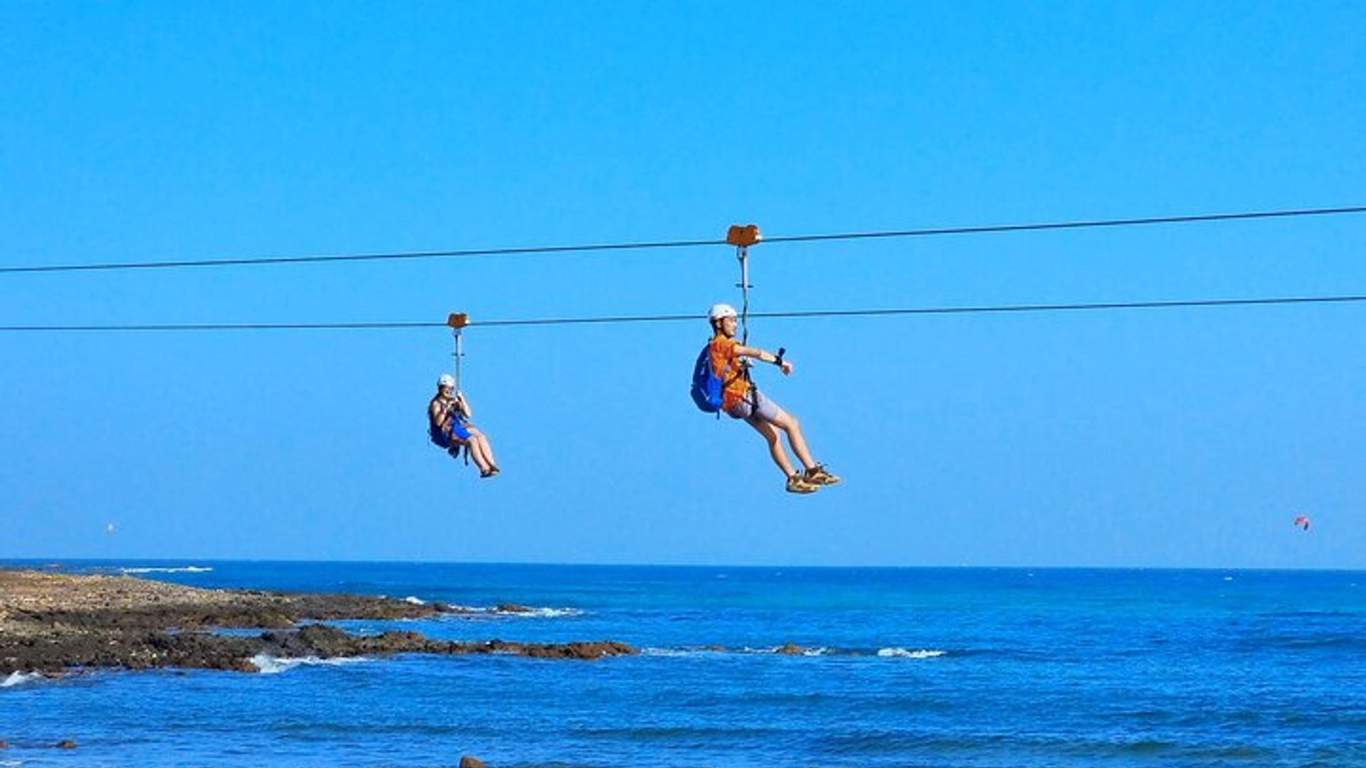 Ziplining in Sal, Cape Verde
