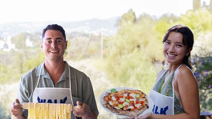 Tuscany Pizza or Pasta and Gelato Cooking Class From Florence