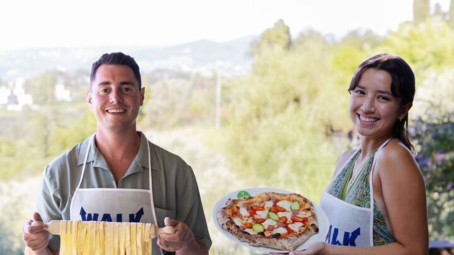 Tuscany Pizza or Pasta and Gelato Cooking Class From Florence
